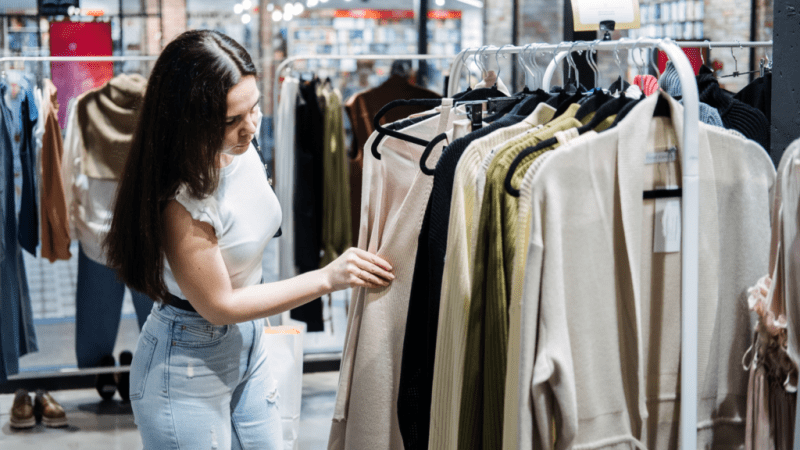 woman shopping