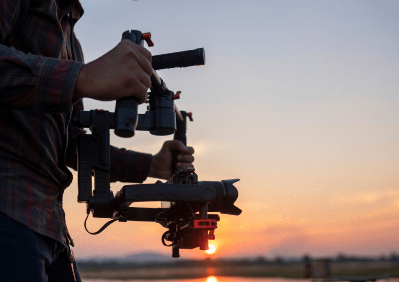 filming sunset